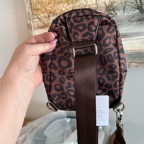 Leopard Print Mini Backpack - Picture 2 of 4